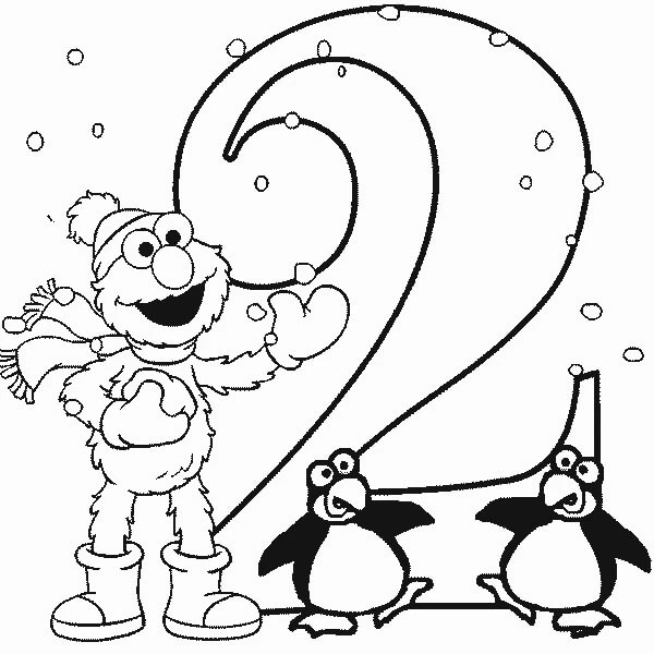 Elmo boyama sayfası #24 – tamamen ücretsiz, çocuklar için