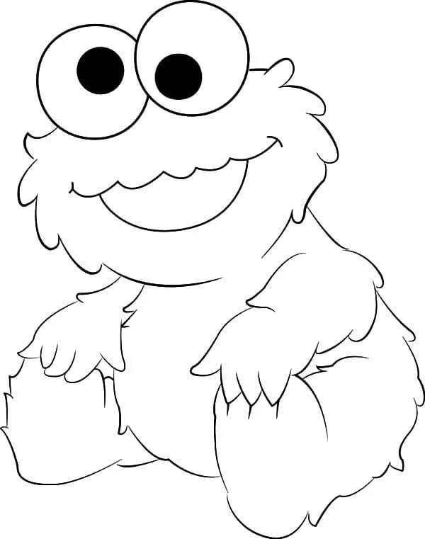 Elmo boyama sayfası – eğitici aktivite, yaratıcılık