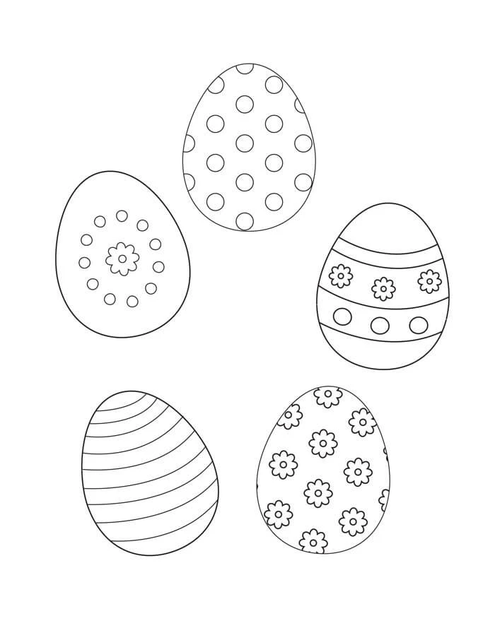 Huevo De Pascua boyama sayfası – PDF indir, sevimli karakter