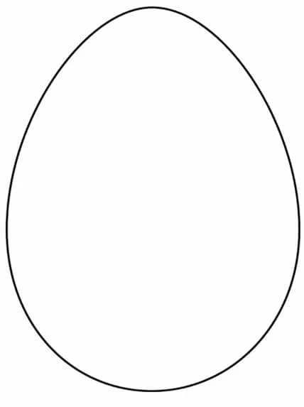 Huevo De Pascua boyama sayfası – el becerilerini geliştirir, boyama çalışması