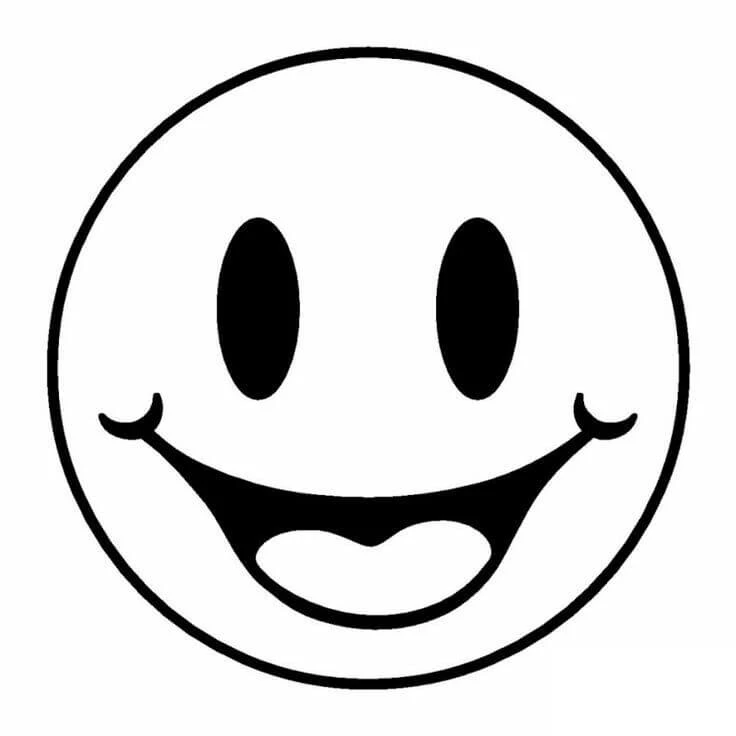 Emoji boyama sayfası – okul öncesi, evde etkinlik