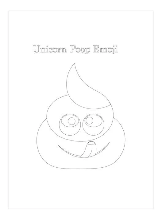 Emoji boyama sayfası – renkli çizimler, okul öncesi