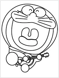 Gitar boyama sayfası – el becerilerini geliştirir, boyama çalışması
