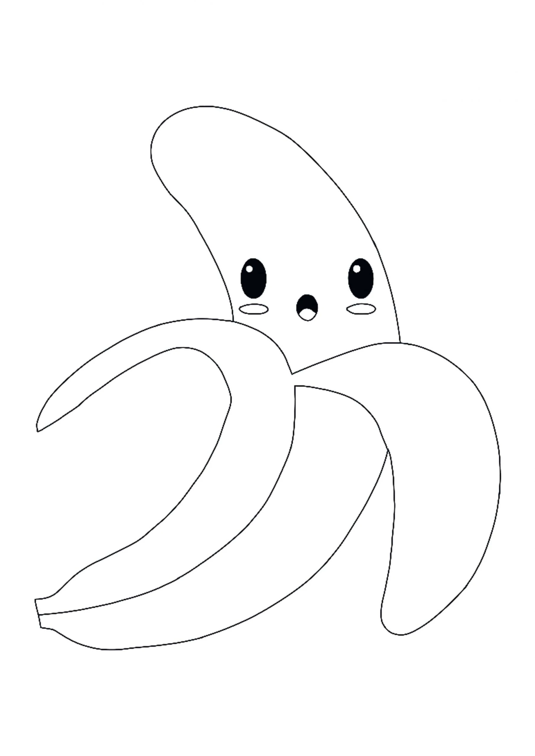 Kawaii boyama sayfası – sevimli karakter, sanatsal çalışma
