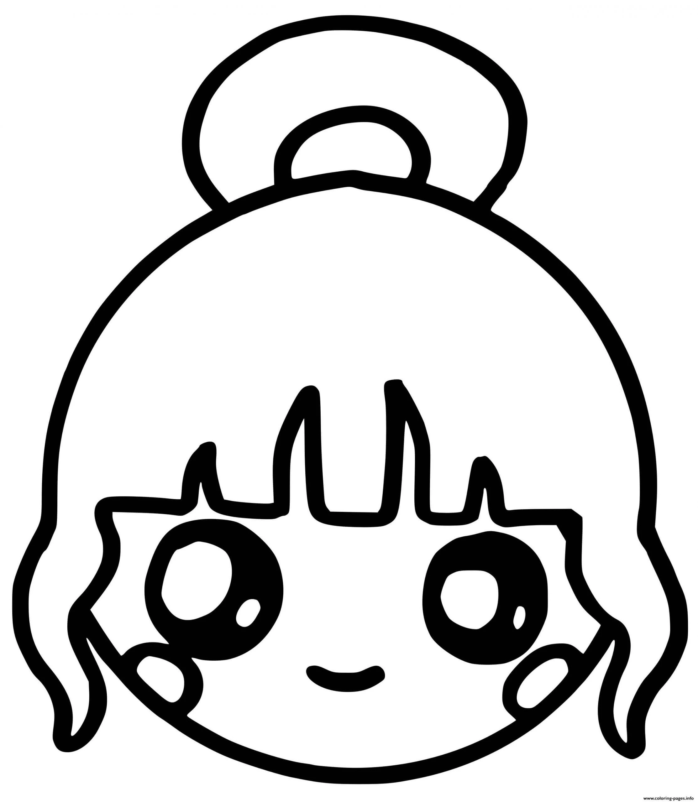 Kawaii boyama sayfası – ücretsiz yazdır, boyama etkinliği