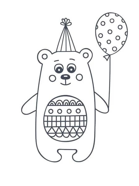 Kawaii boyama sayfası – kolay boyama, eğitici aktivite