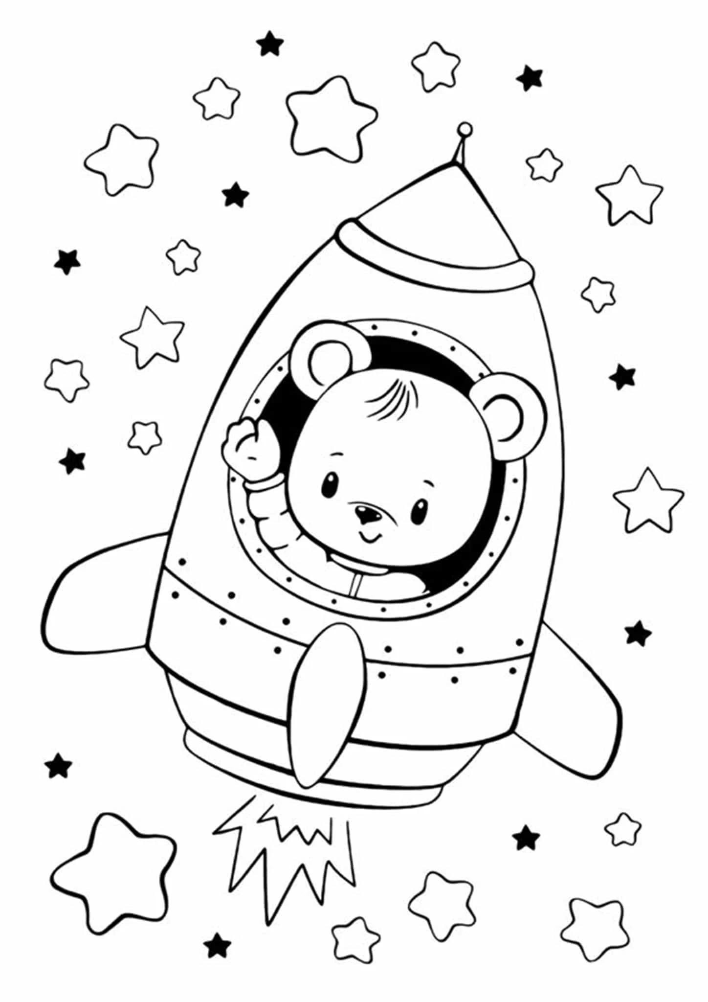 Kawaii boyama sayfası – eğlenceli etkinlik, el becerilerini geliştirir