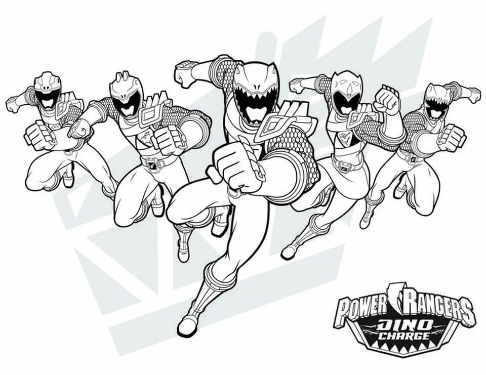 Power Rangers boyama sayfası – boyama etkinliği, çocuk aktivitesi