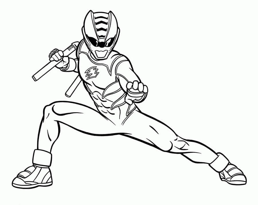 Power Rangers boyama sayfası – yaratıcılık, eğlenceli etkinlik