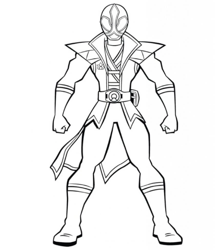 Power Rangers boyama sayfası – çocuk aktivitesi, PDF indir