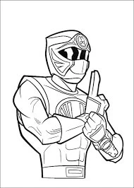 Power Rangers boyama sayfası – kolay boyama, eğitici aktivite