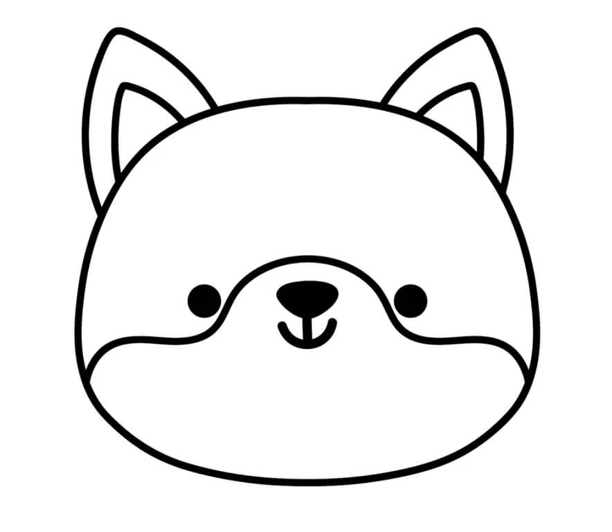 Köpek boyama sayfası #602 – sevimli karakter, sanatsal çalışma