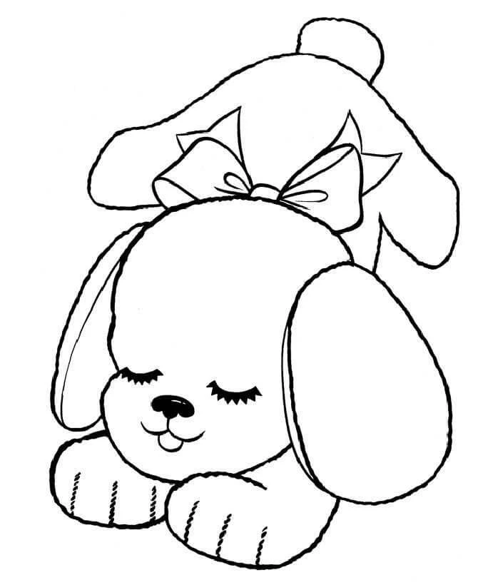 Köpek boyama sayfası #606 – keyifli zaman, renkli çizimler