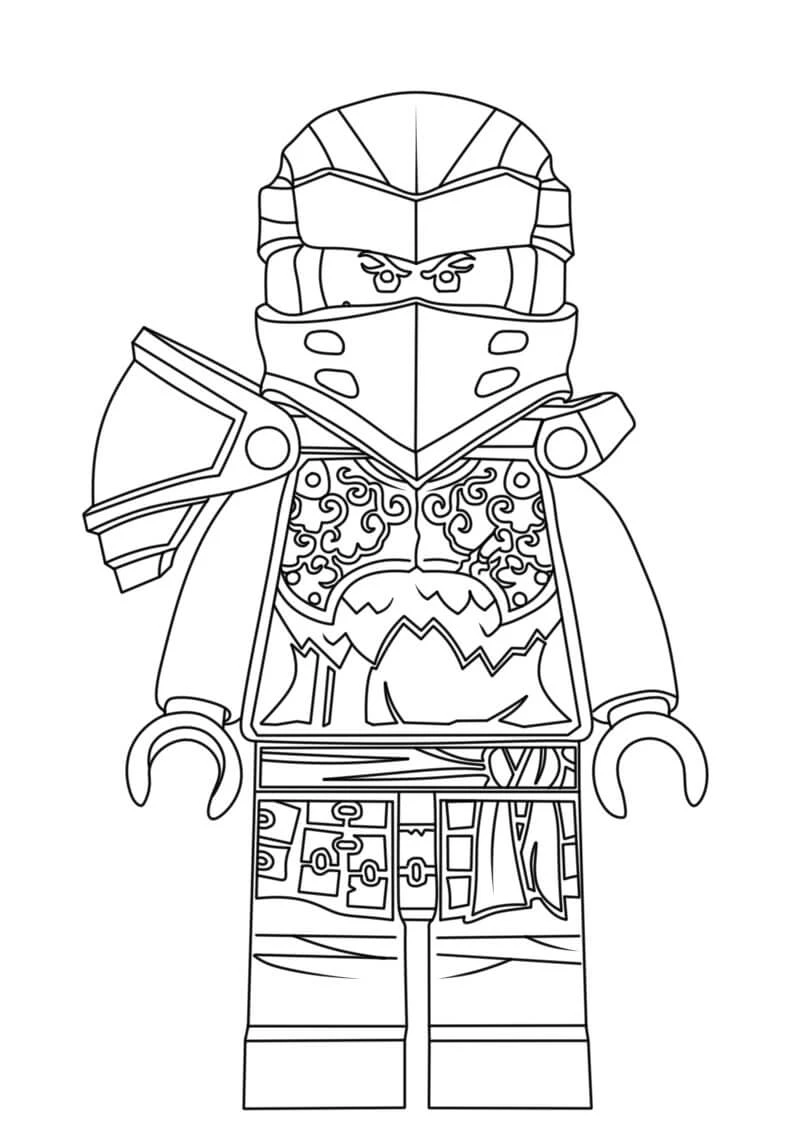 Ninjago boyama sayfası – yaratıcılık, eğlenceli etkinlik
