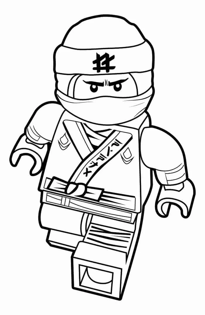 Ninjago boyama sayfası – keyifli zaman, renkli çizimler