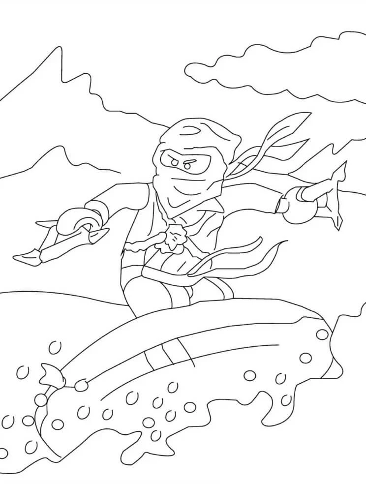 Ninjago boyama sayfası – evde etkinlik, ücretsiz yazdır