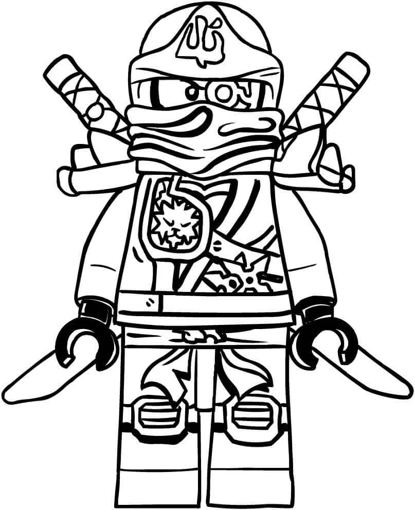 Ninjago boyama sayfası – çocuk aktivitesi, PDF indir