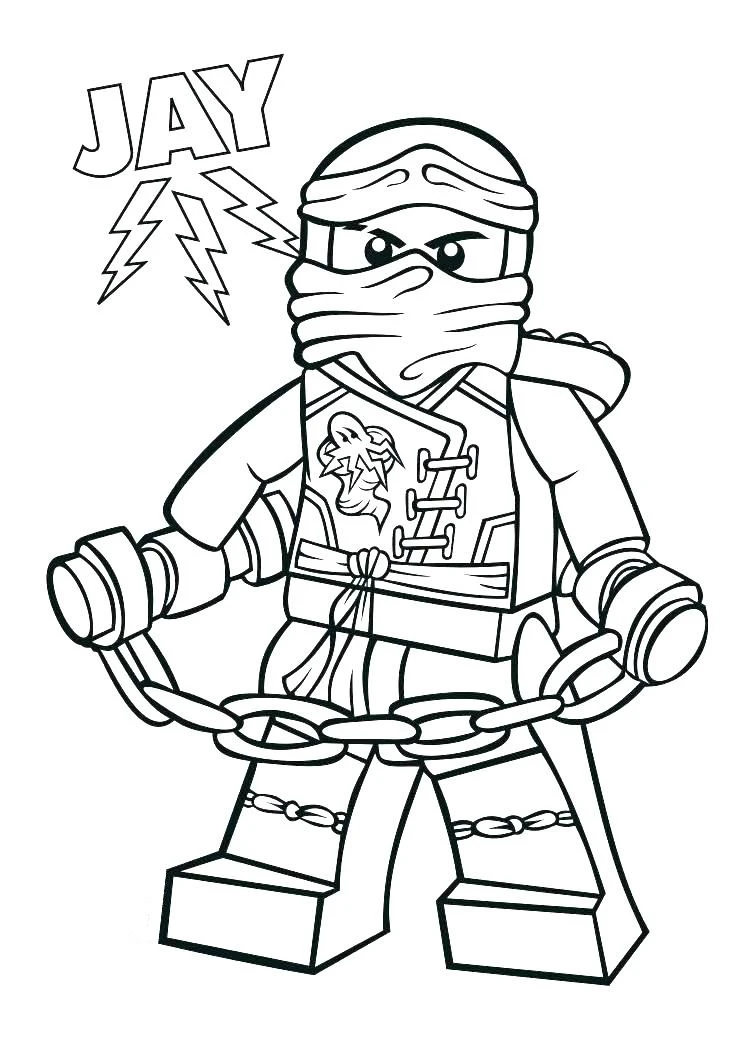Lego Ninjago boyama sayfası – yaratıcılığı geliştirir, keyifli zaman