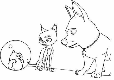 Bolt boyama sayfası #1 – sanatsal çalışma, aile ile vakit geçirme