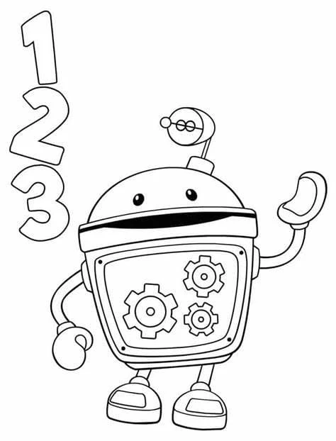 Takım Umizoomi boyama sayfası – çocuk aktivitesi, PDF indir