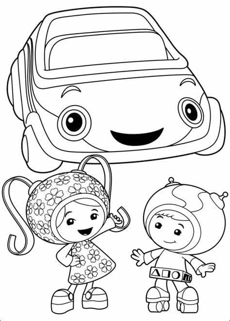 Takım Umizoomi boyama sayfası – ücretsiz yazdır, boyama etkinliği