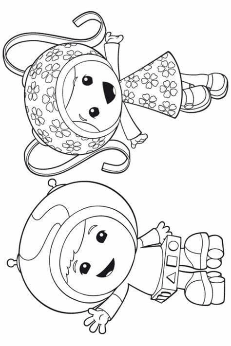 Takım Umizoomi boyama sayfası – yaratıcılığı geliştirir, keyifli zaman