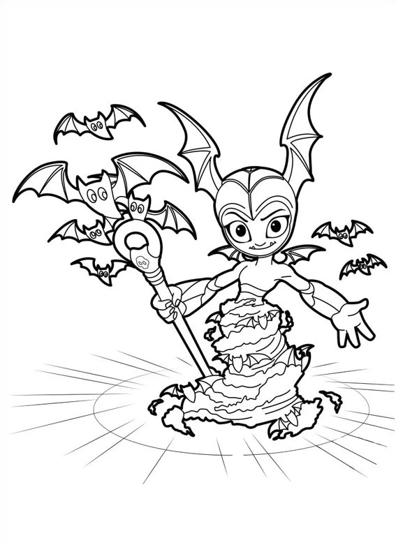 Skylanders boyama sayfası – boyama çalışması, yaratıcılığı geliştirir