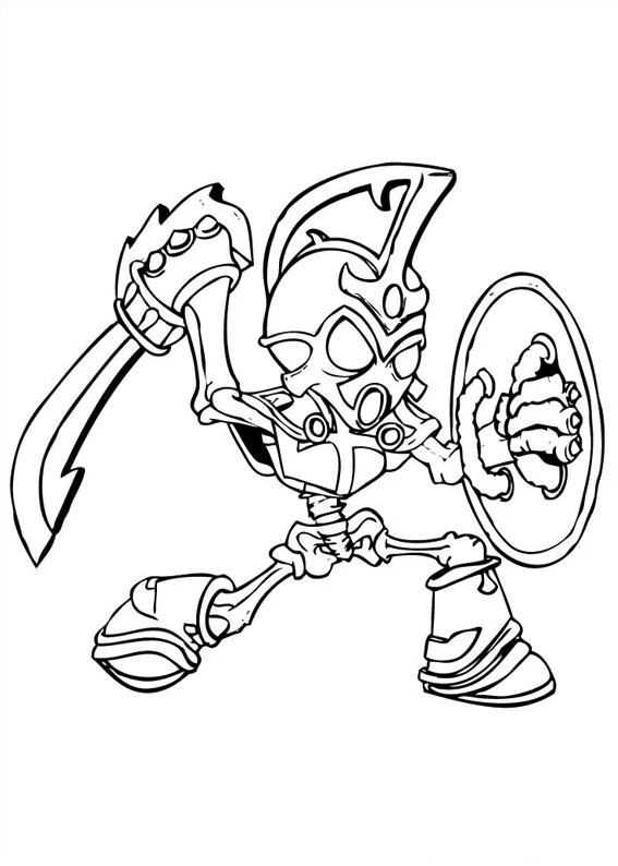 Skylanders boyama sayfası – PDF indir, sevimli karakter