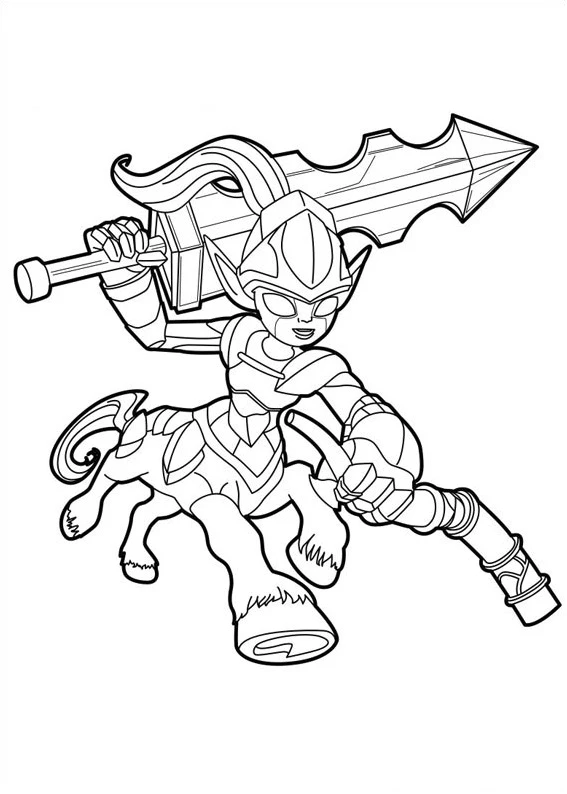Skylanders boyama sayfası – yaratıcılığı geliştirir, keyifli zaman