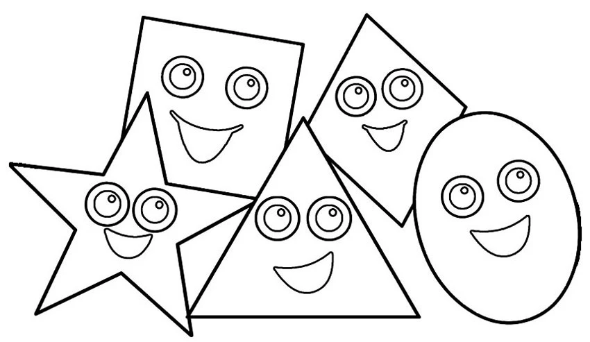 Geometrik Şekiller Boyama