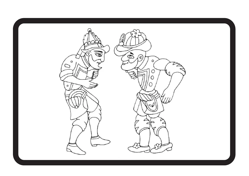 Karagöz ve Hacivat Boyama