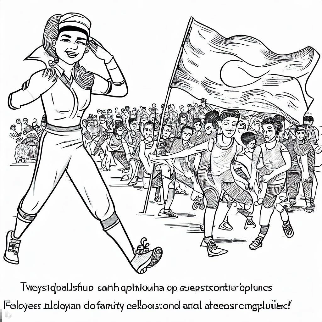 19 Mayıs Atatürk'ü Anma, Gençlik ve Spor Bayramı Boyama