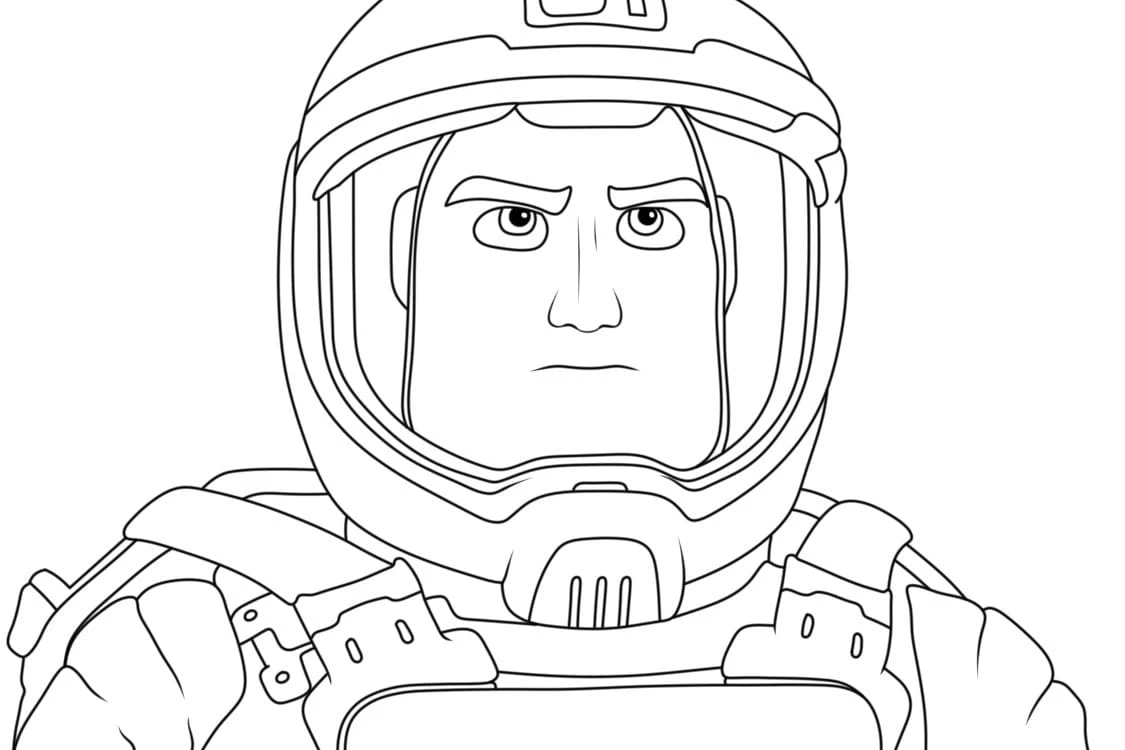 Buzz Lightyear boyama sayfası – evde etkinlik, ücretsiz yazdır