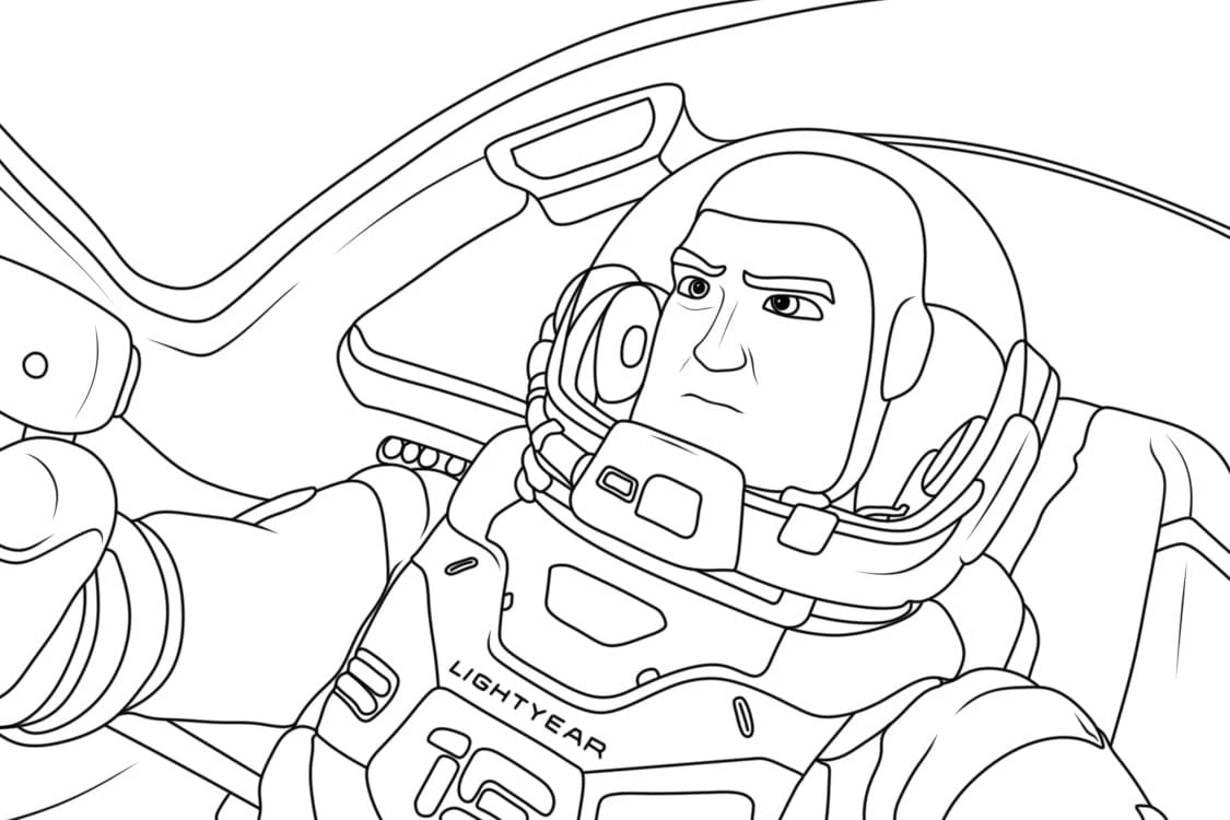 Buzz Lightyear boyama sayfası – ücretsiz yazdır, boyama etkinliği