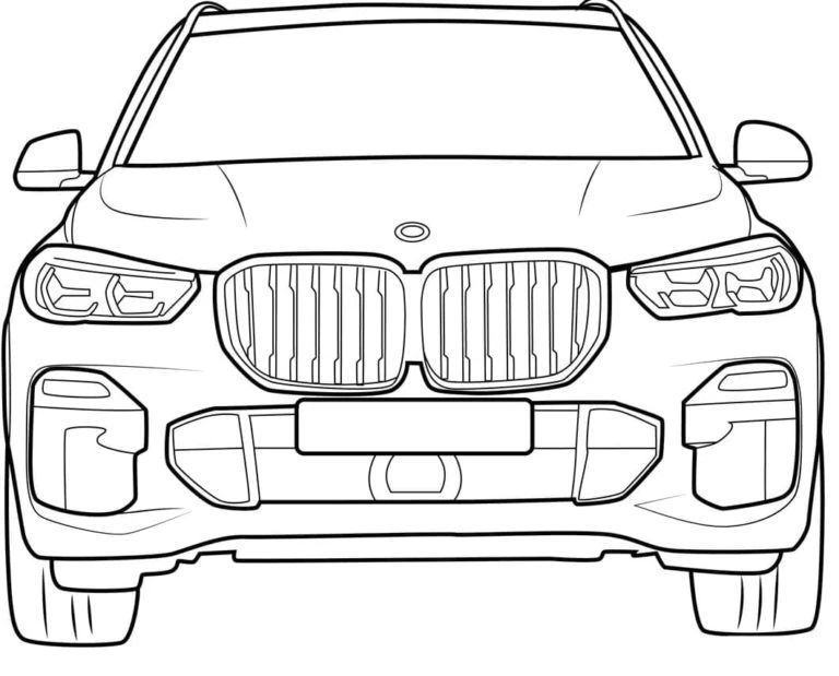 BMW boyama sayfası – yaratıcılığı geliştirir, keyifli zaman