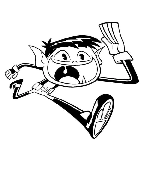 Teen Titans Go boyama sayfası – yaratıcılığı geliştirir, keyifli zaman