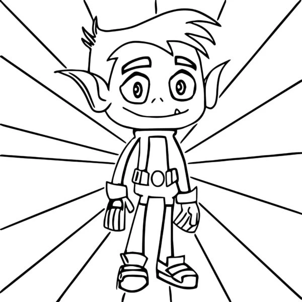 Teen Titans Go boyama sayfası #62 – doğum günü partisi aktivitesi, ekran süresine alternatif