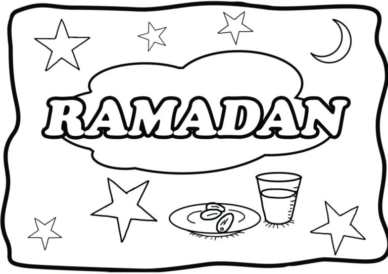 Hoşgeldin Ramazan Boyama
