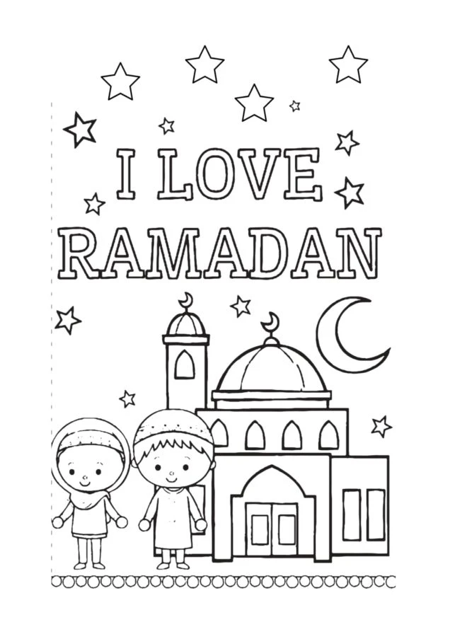 Hoşgeldin Ramazan Boyama