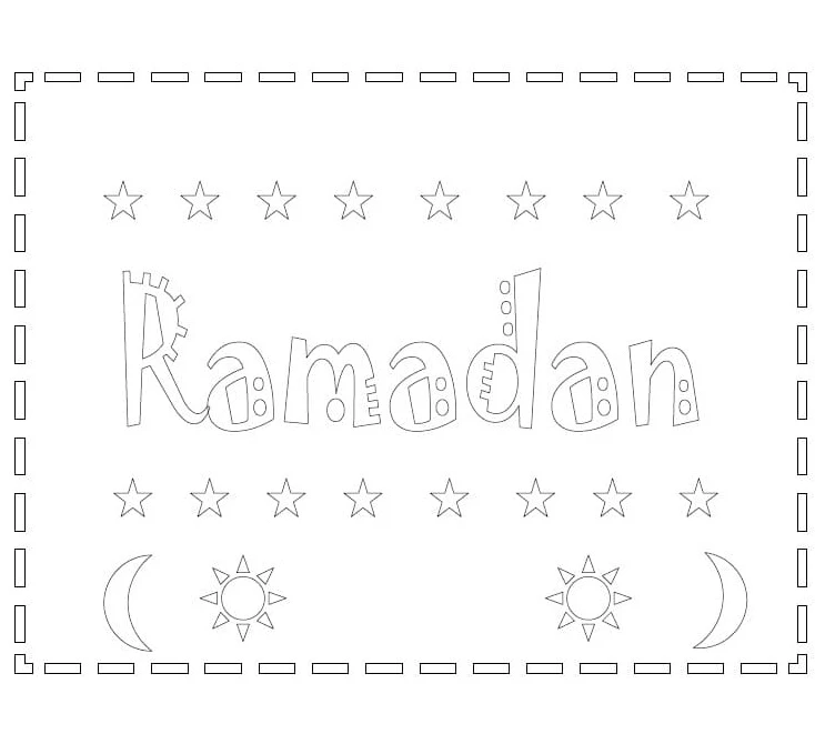 Hoşgeldin Ramazan Boyama