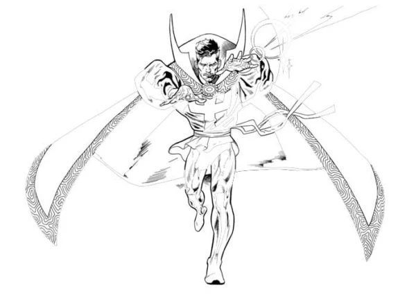 Dr. Strange boyama sayfası #25 – yaz tatili etkinliği, sabır ve özgüven kazandırır