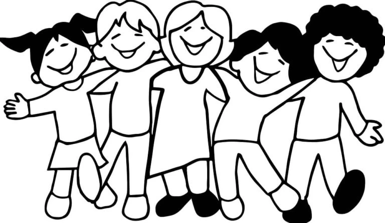 İfadeler boyama sayfası – sanatsal çalışma, çocuklar için