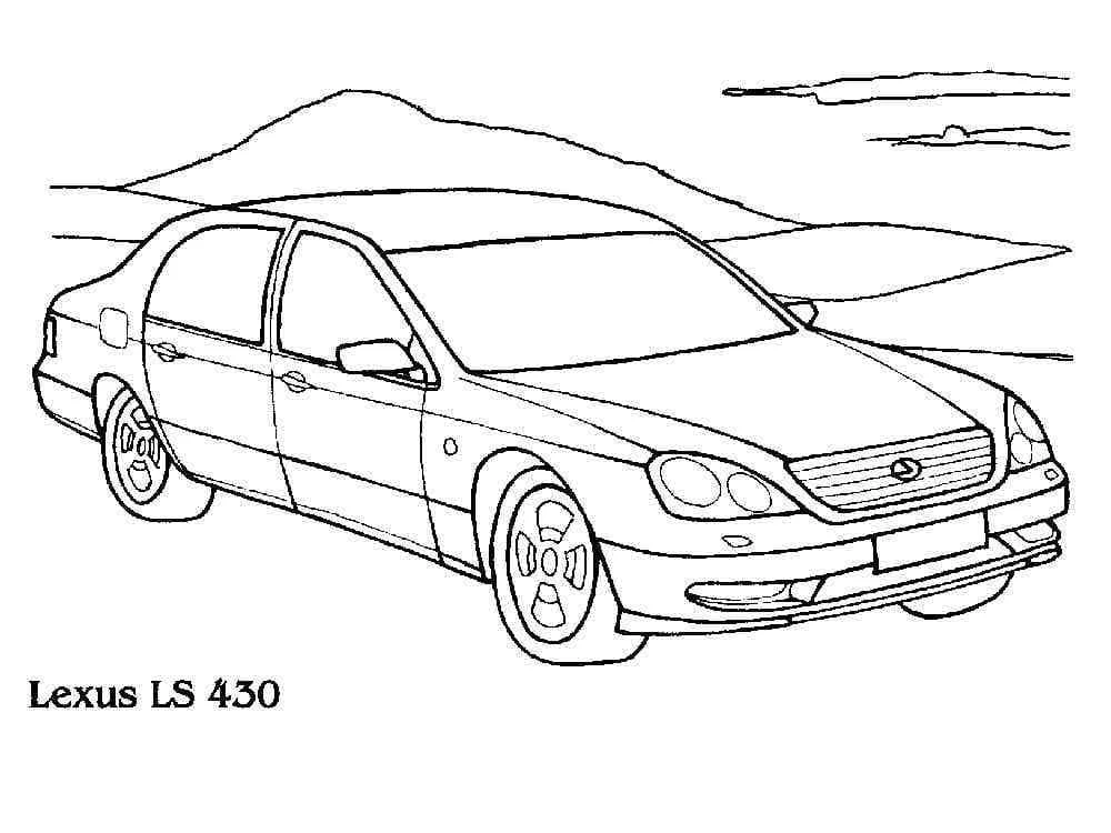 Lexus boyama sayfası – yaratıcılık, eğlenceli etkinlik