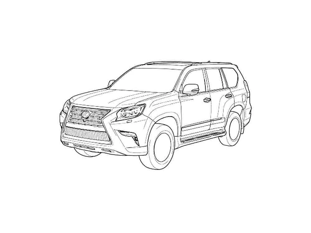 Lexus boyama sayfası – yaratıcılığı geliştirir, keyifli zaman