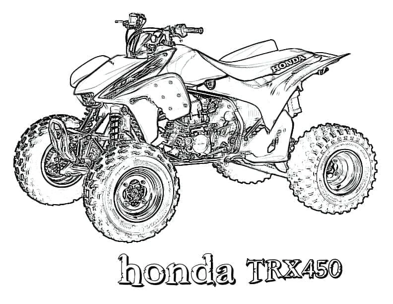 Honda boyama sayfası – eğlenceli etkinlik, el becerilerini geliştirir