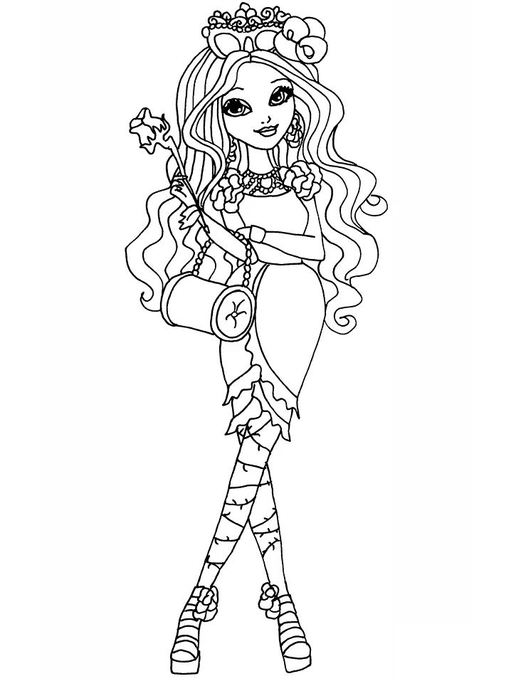 Ever After High boyama sayfası – yaratıcılık, eğlenceli etkinlik