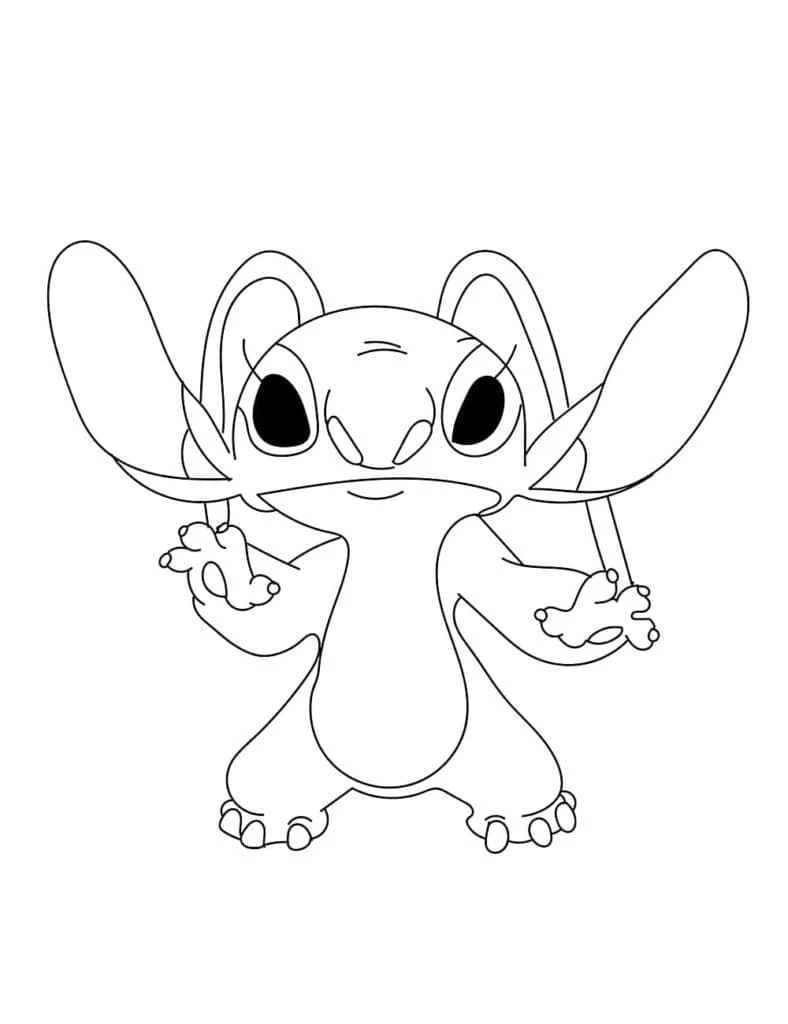 Lilo & Stitch boyama sayfası – çocuklar için, çizgi film temalı