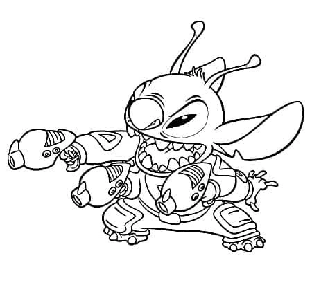 Lilo & Stitch boyama sayfası – boyama etkinliği, çocuk aktivitesi