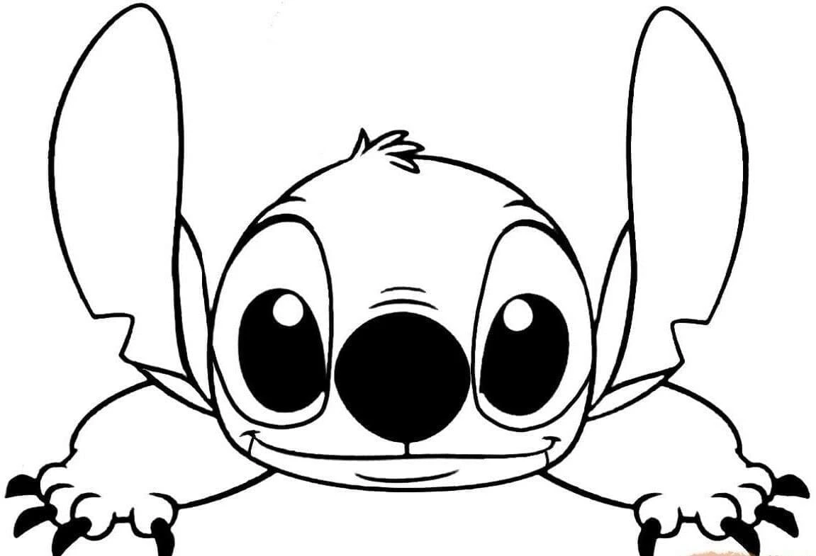 Lilo & Stitch boyama sayfası – el becerilerini geliştirir, boyama çalışması