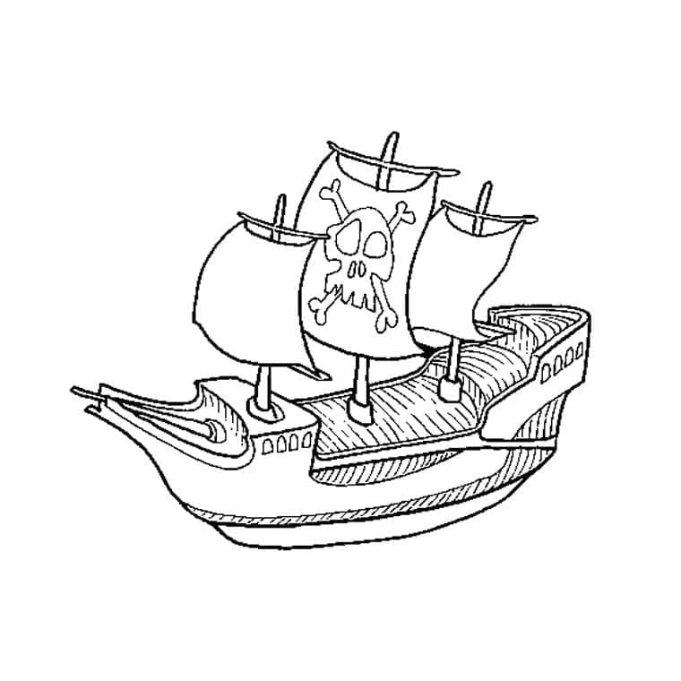 Korsan Gemisi Boyama